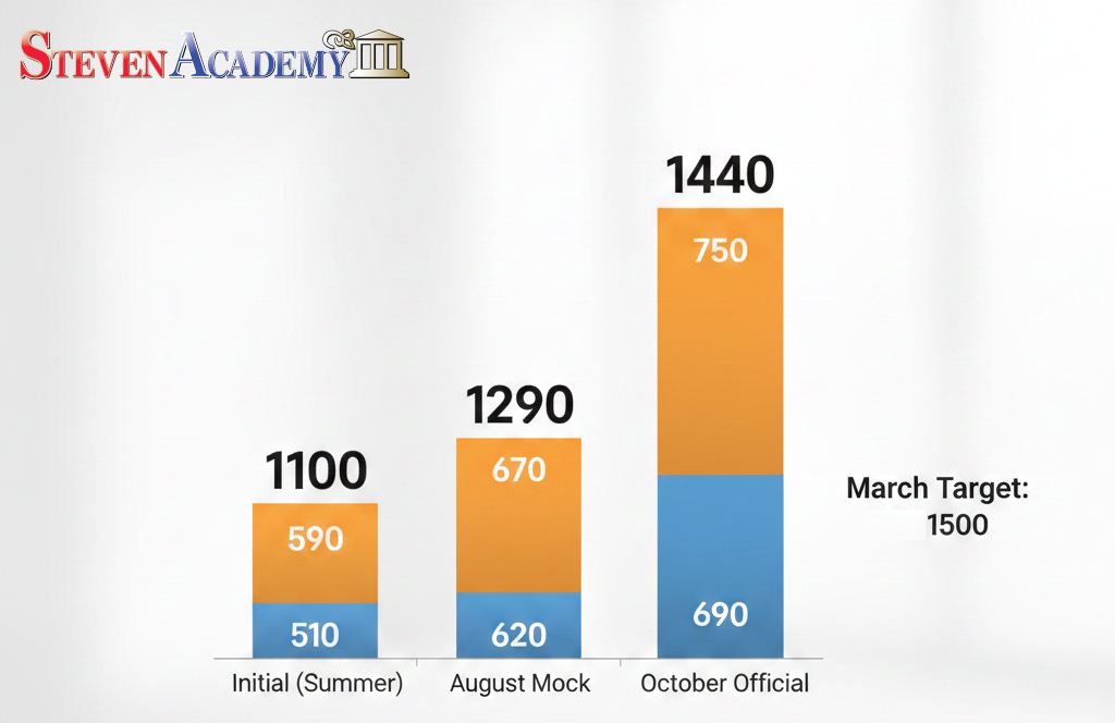 SAT 2달 공부하고 300점 올린 후기입니다.