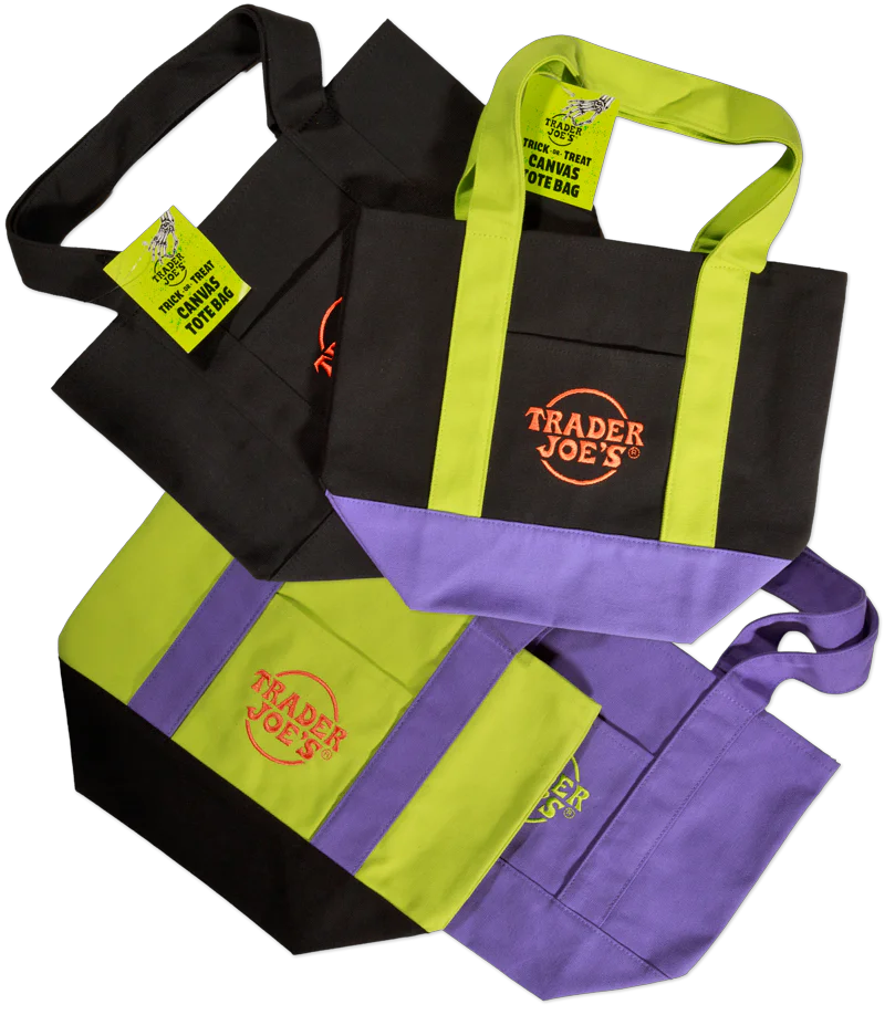 트리코트리트 미니 캔버스 토트백(Trick-or-Treat Mini Canvas Totes) 사진=트레이더조스 웹사이트 캡쳐