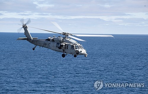 '아르테미스Ⅱ' 우주비행사를 데려가기 위해 파견된 헬리콥터