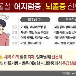 겨울철 어지럼증, 뇌가 보내는  '경고 신호' … 빈혈로 넘기면 위험