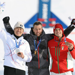 김상겸 스노보드서 은메달…한국 첫 메달·통산 400호 메달
