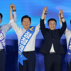김민석, 호남·수도권 승리로 당권에 한발더…국민여론조사 변수