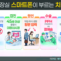 "화장실에서 스마트폰 5분, 치질을 좌우한다"
