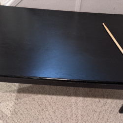 Wooden coffee table