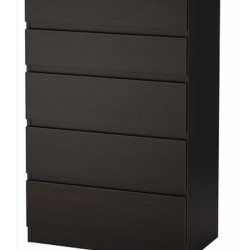 Black Brown drawer