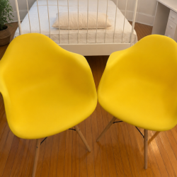 Yellow chairs